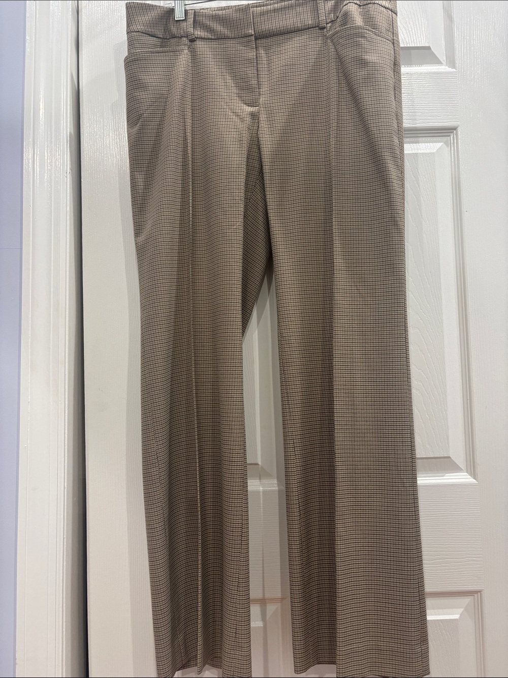 MICHAEL Michael Kors women’s Brown Glen Plaid Dress Pants